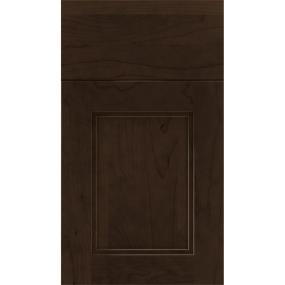 Square Cappuccino Dark Finish Square Cabinets