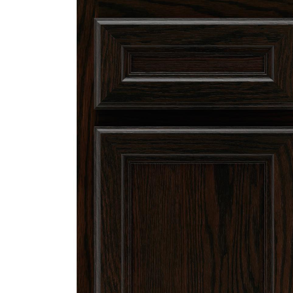 5 Piece Chocolate Dark Finish 5 Piece Cabinets