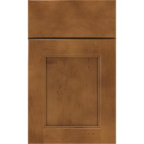 Square Cattail Medium Finish Square Cabinets