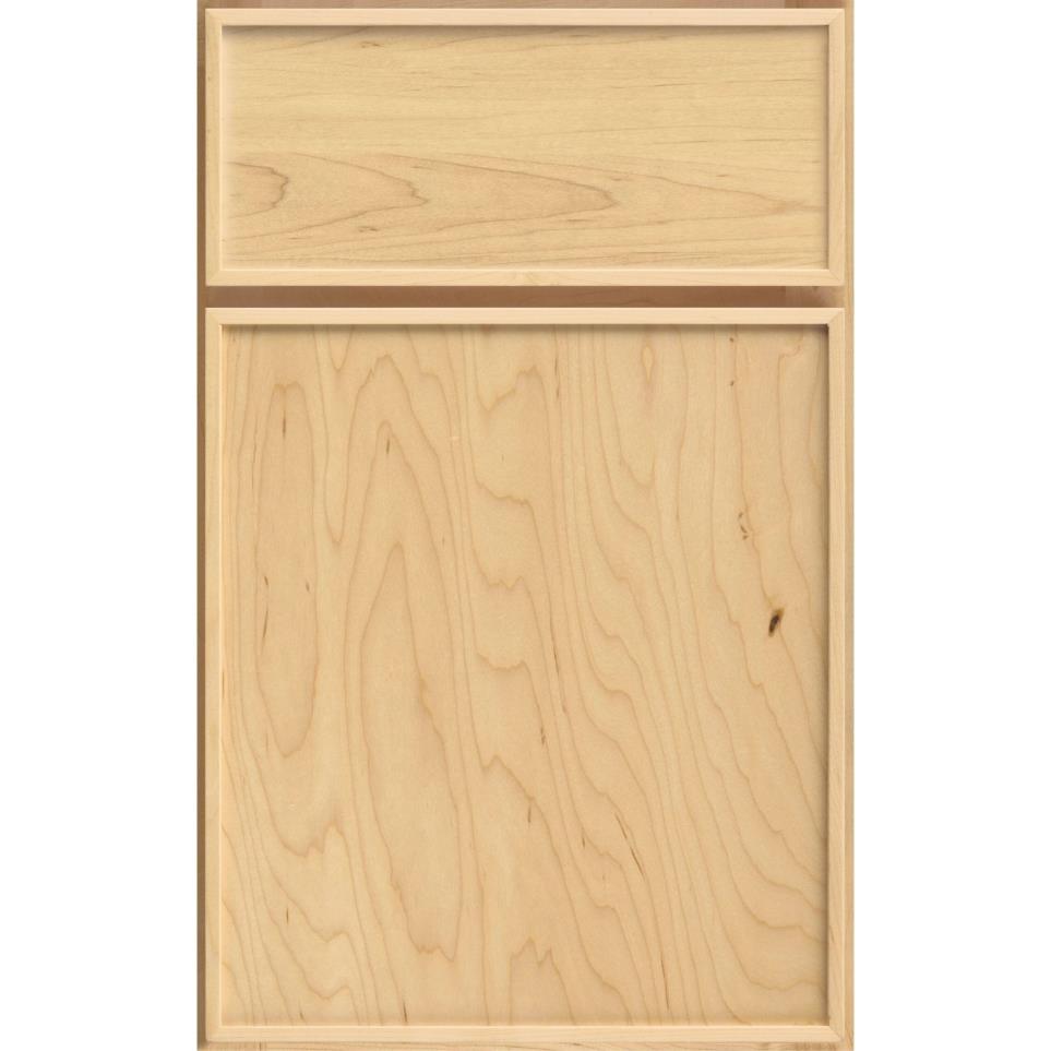 Square Natural Light Finish Square Cabinets