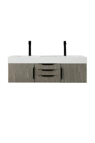 Base with Sink Top Ash Gray Light Finish Vanities