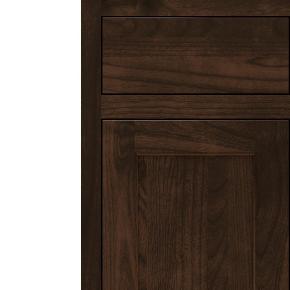 Square Bombay Dark Finish Square Cabinets