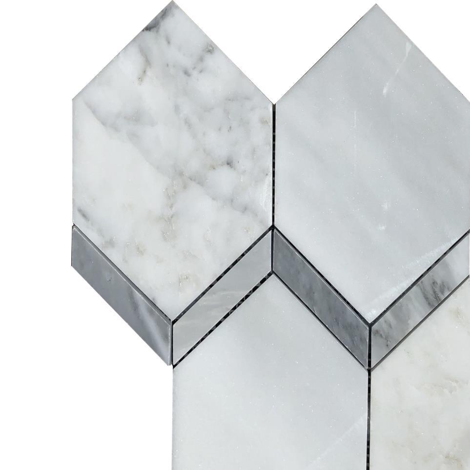 Mosaic Marble White Tile