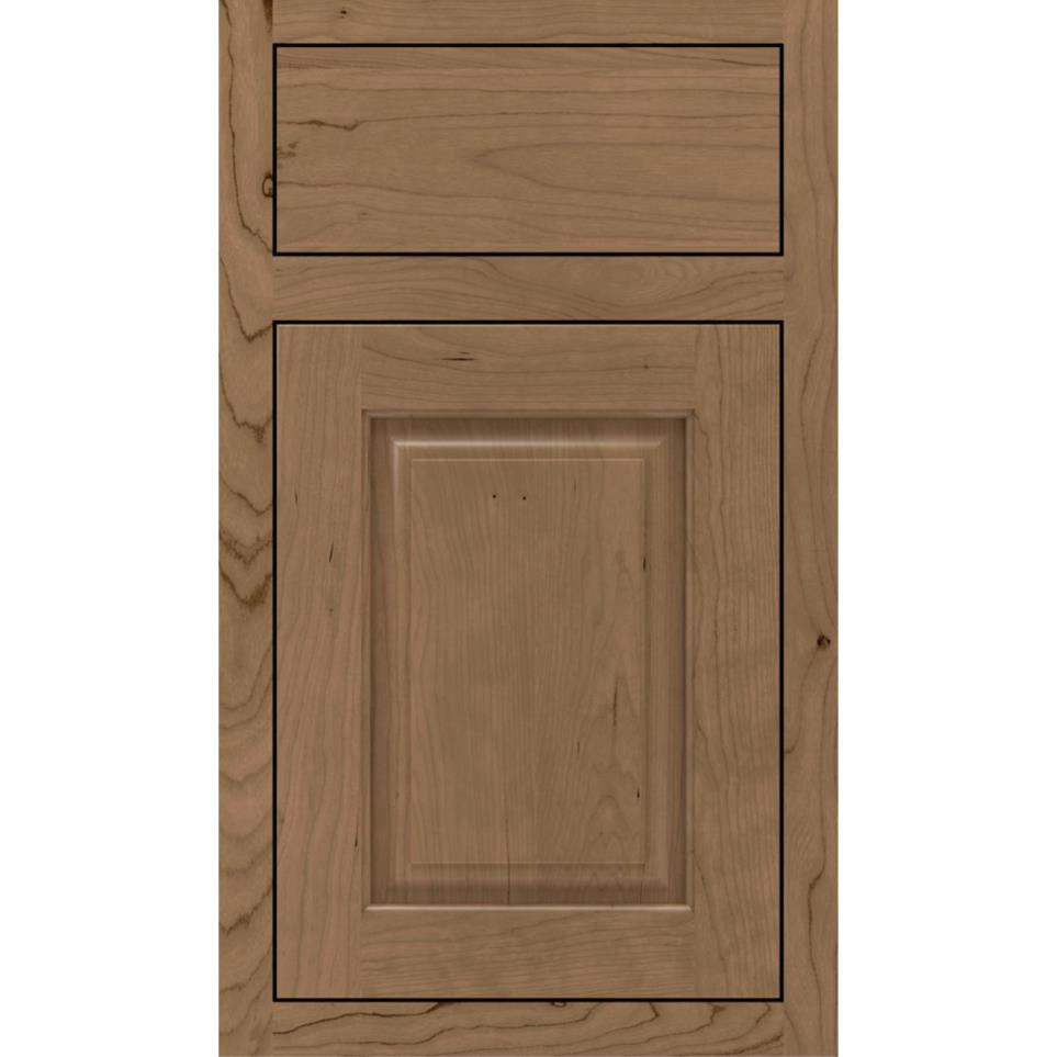 Square Gunny Medium Finish Square Cabinets