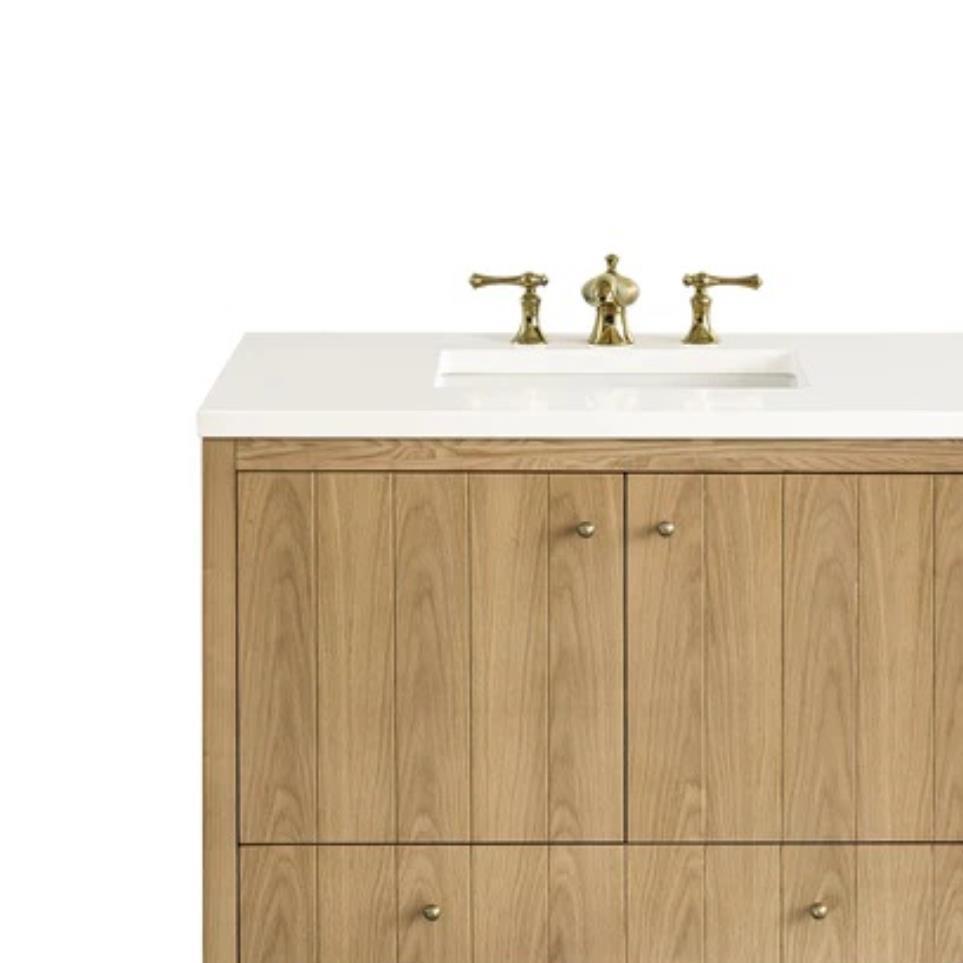 Base with Sink Top Light Oak Light Finish Vanities