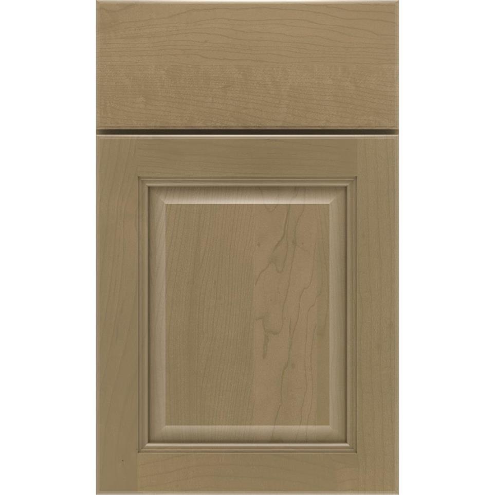 Square Buckskin Medium Finish Square Cabinets