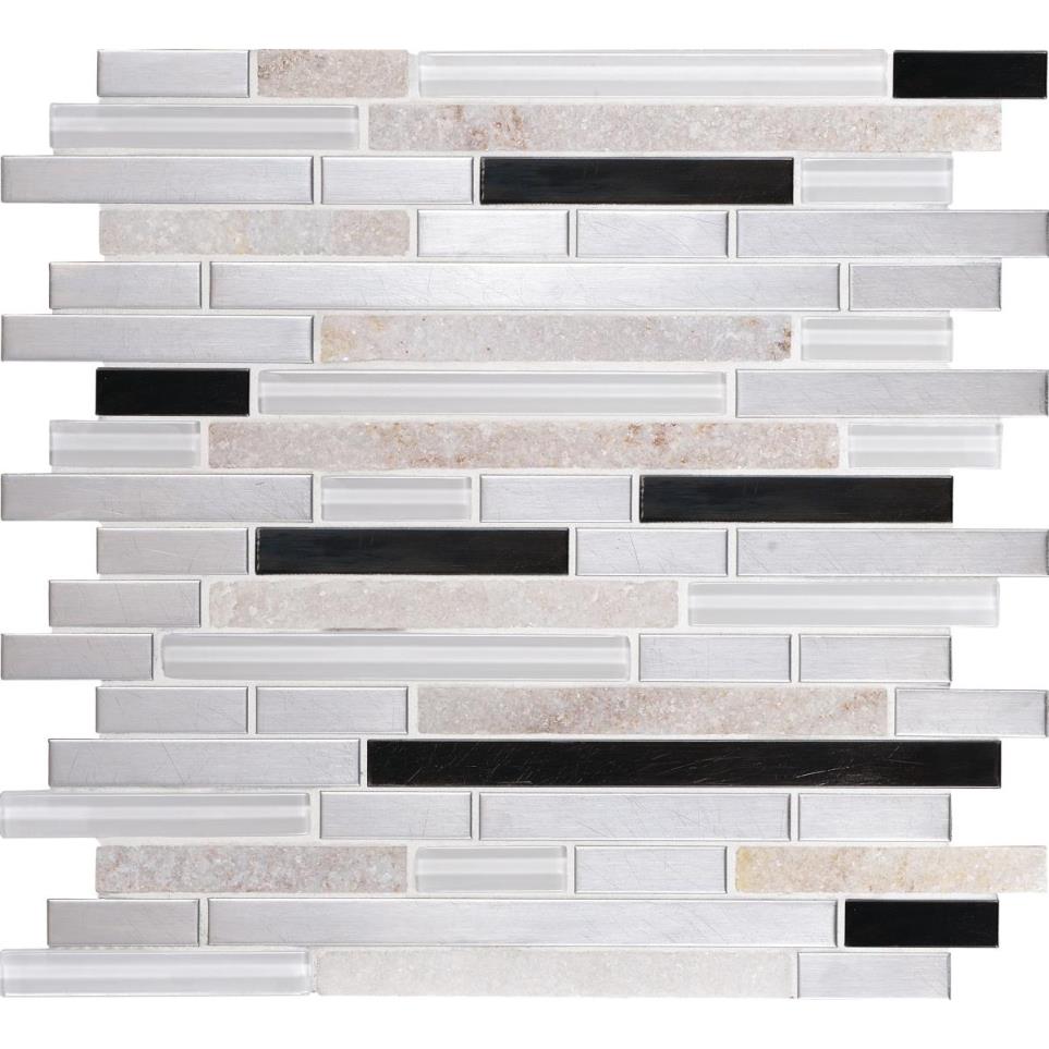 Mosaic Avant Garde Bld Mixed White Tile