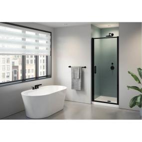 Door Matte Black Black Showers