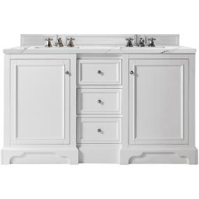 Base with Sink Top Bright White White Vanities