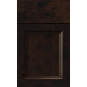 Square Chocolate Dark Finish Square Cabinets