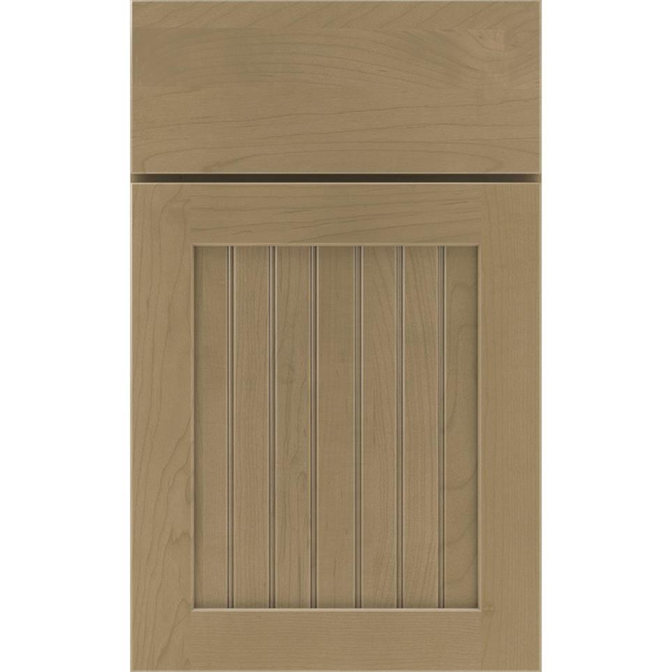 Square Buckskin Medium Finish Square Cabinets