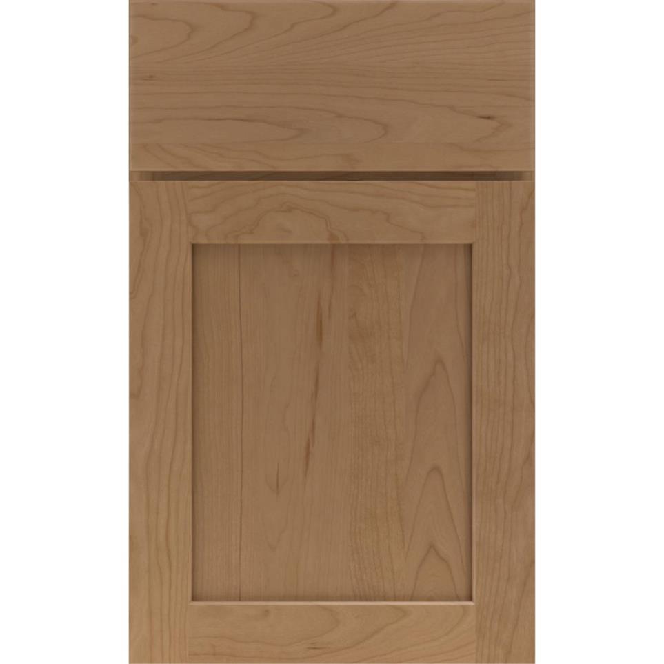 Square Buckskin Medium Finish Square Cabinets