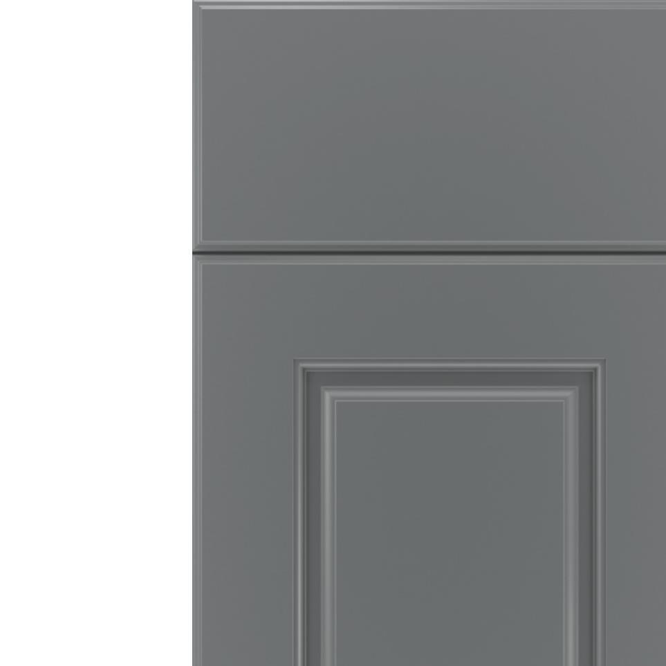 Square Cloudburst Paint - Grey Square Cabinets