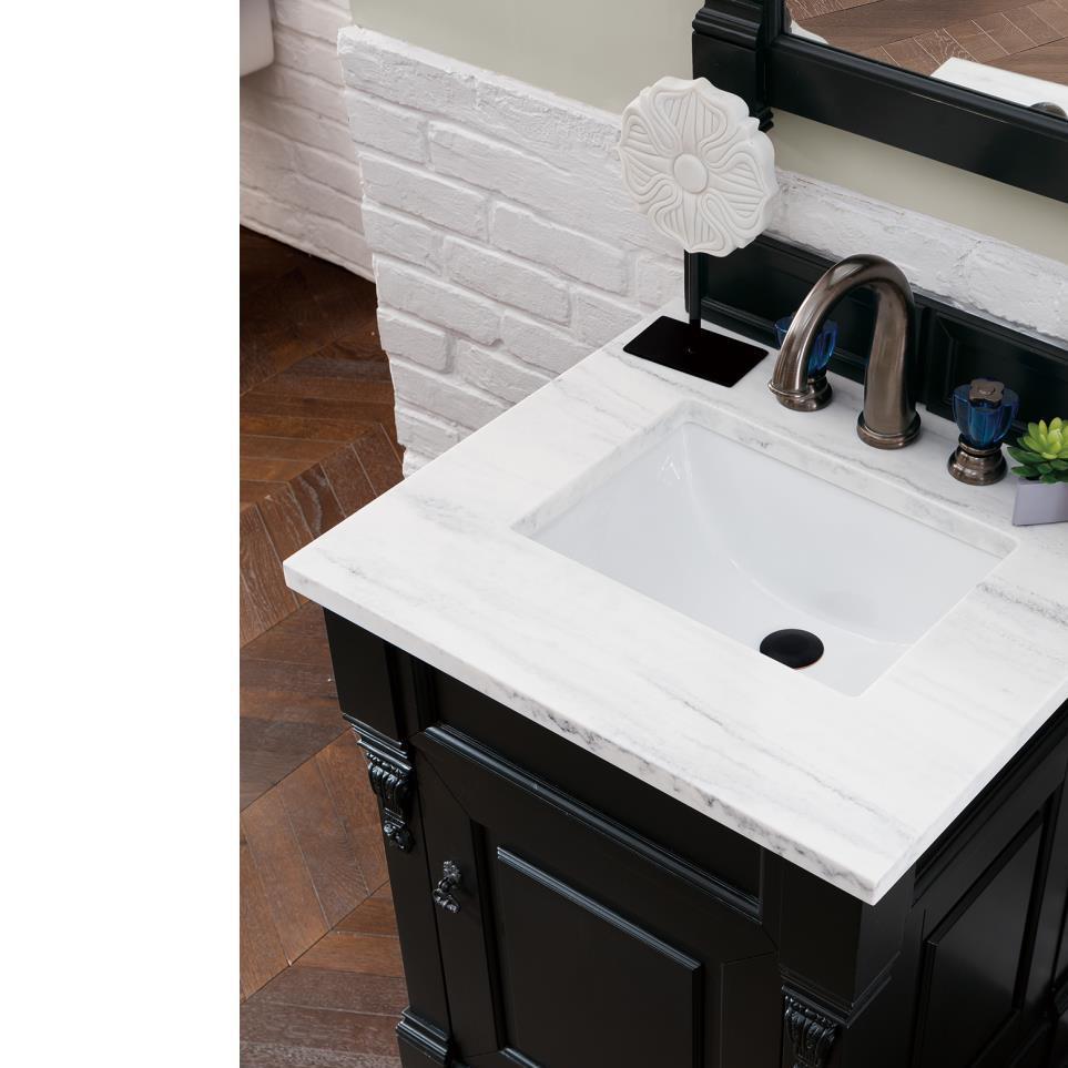 Base with Sink Top Antique Black Grey / Black Vanities