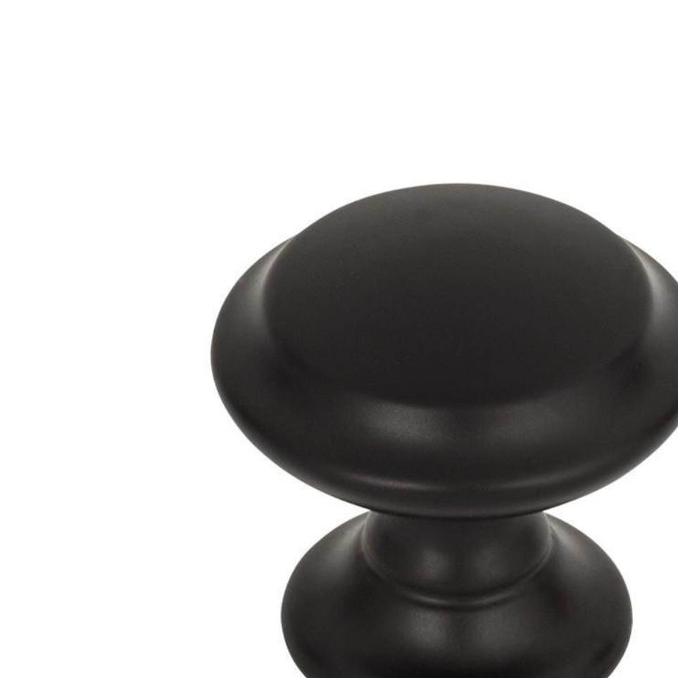 Knob Flat Black Black Knobs