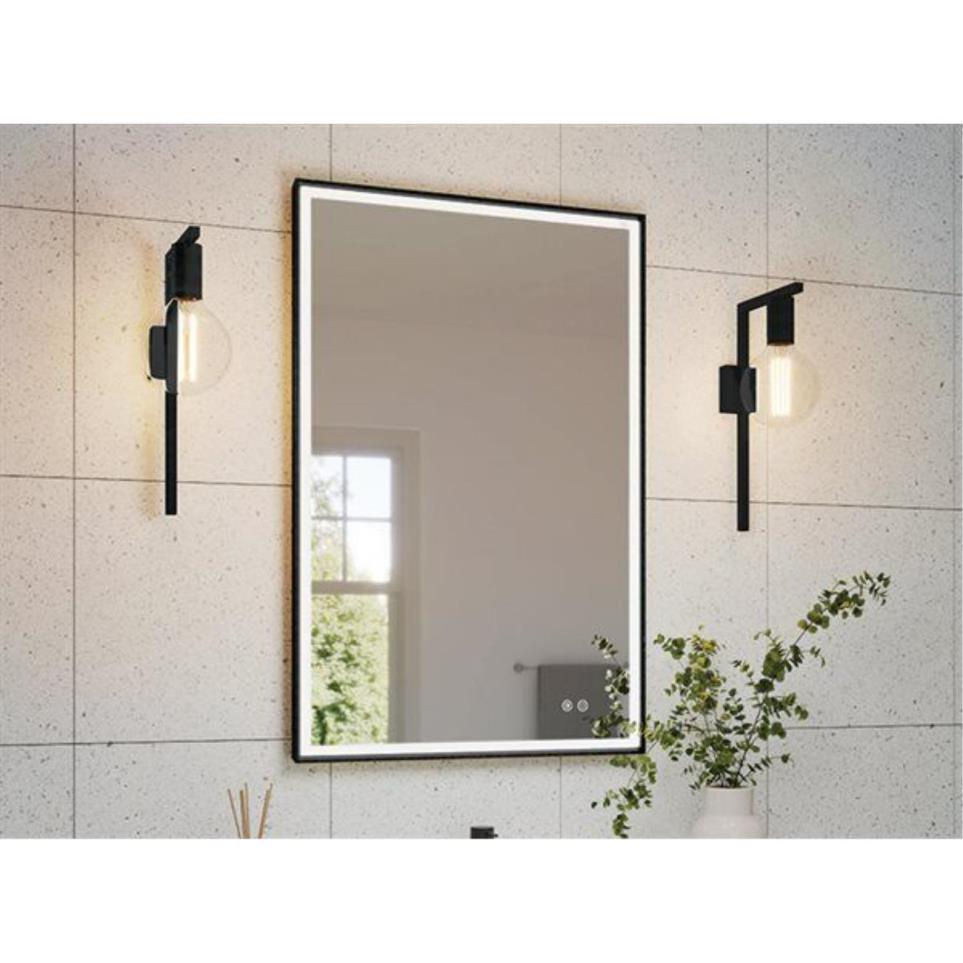 Lighted Mirrors Black Grey / Black Mirrors and Medicine Cabinets