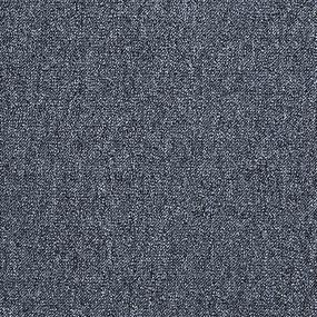 Level Loop Deep Silver Blue Carpet Tile