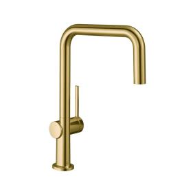 Kitchen Brushed Gold Optic Brass / Gold Faucets