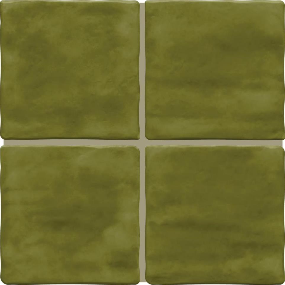 Tile Fern Glossy Green Tile