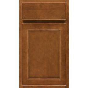 Square Saddle Medium Finish Square Cabinets