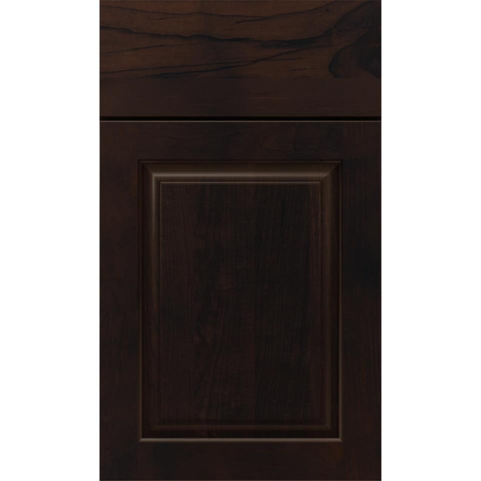 Square Chocolate Dark Finish Square Cabinets