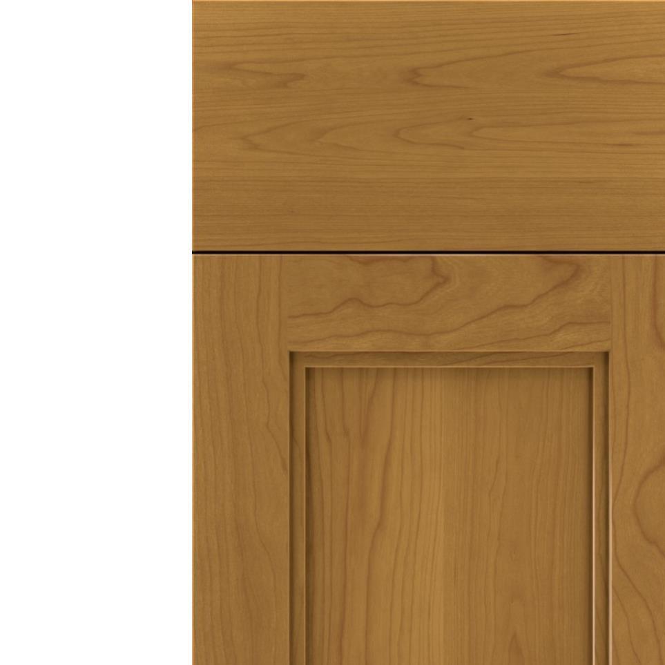 Square Ginger Light Finish Square Cabinets