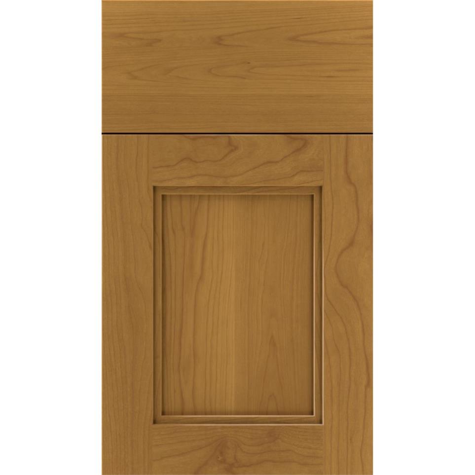 Square Ginger Light Finish Square Cabinets