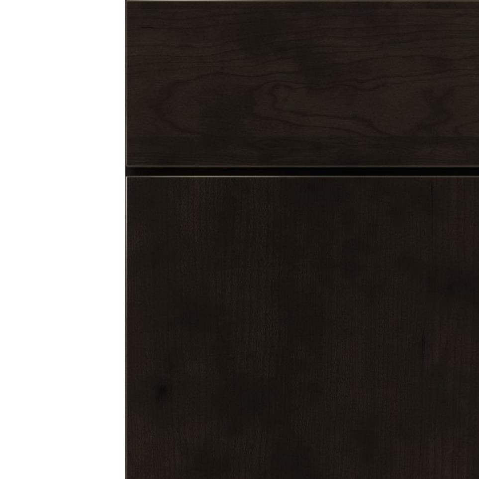 Slab Thatch Dark Finish Slab Cabinets