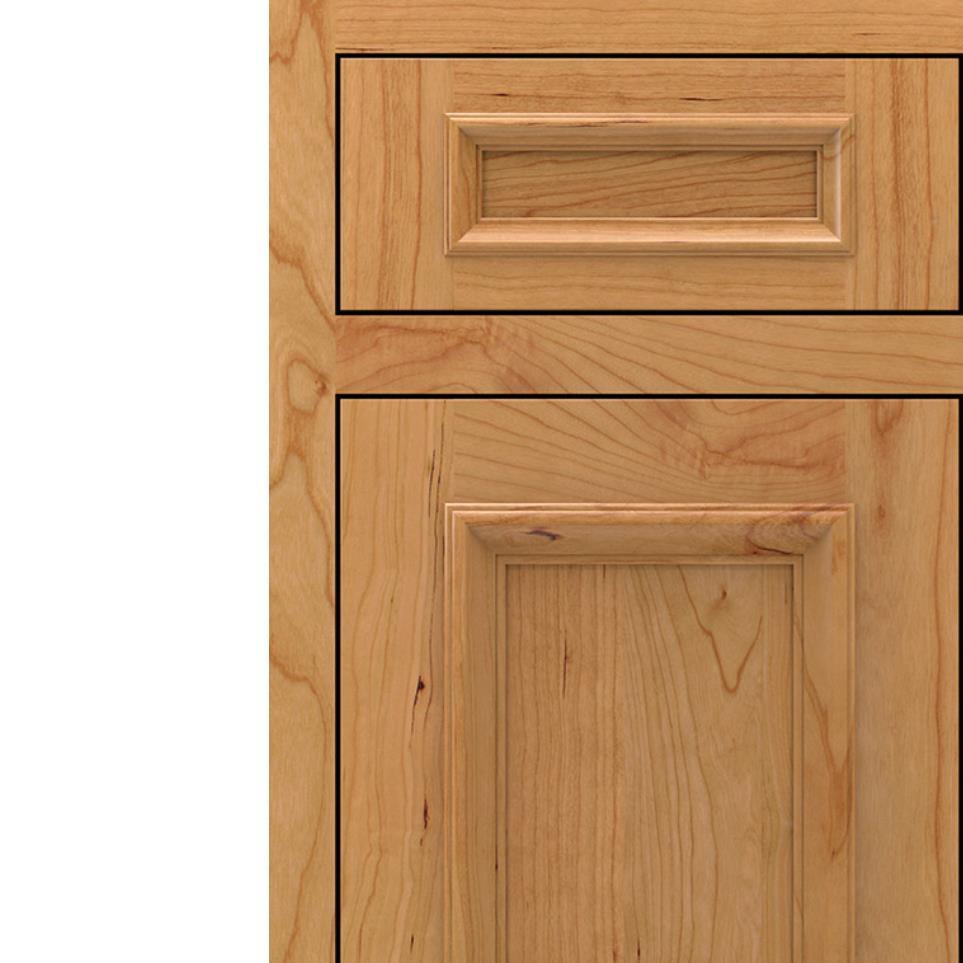 Inset Natural Light Finish Inset Cabinets