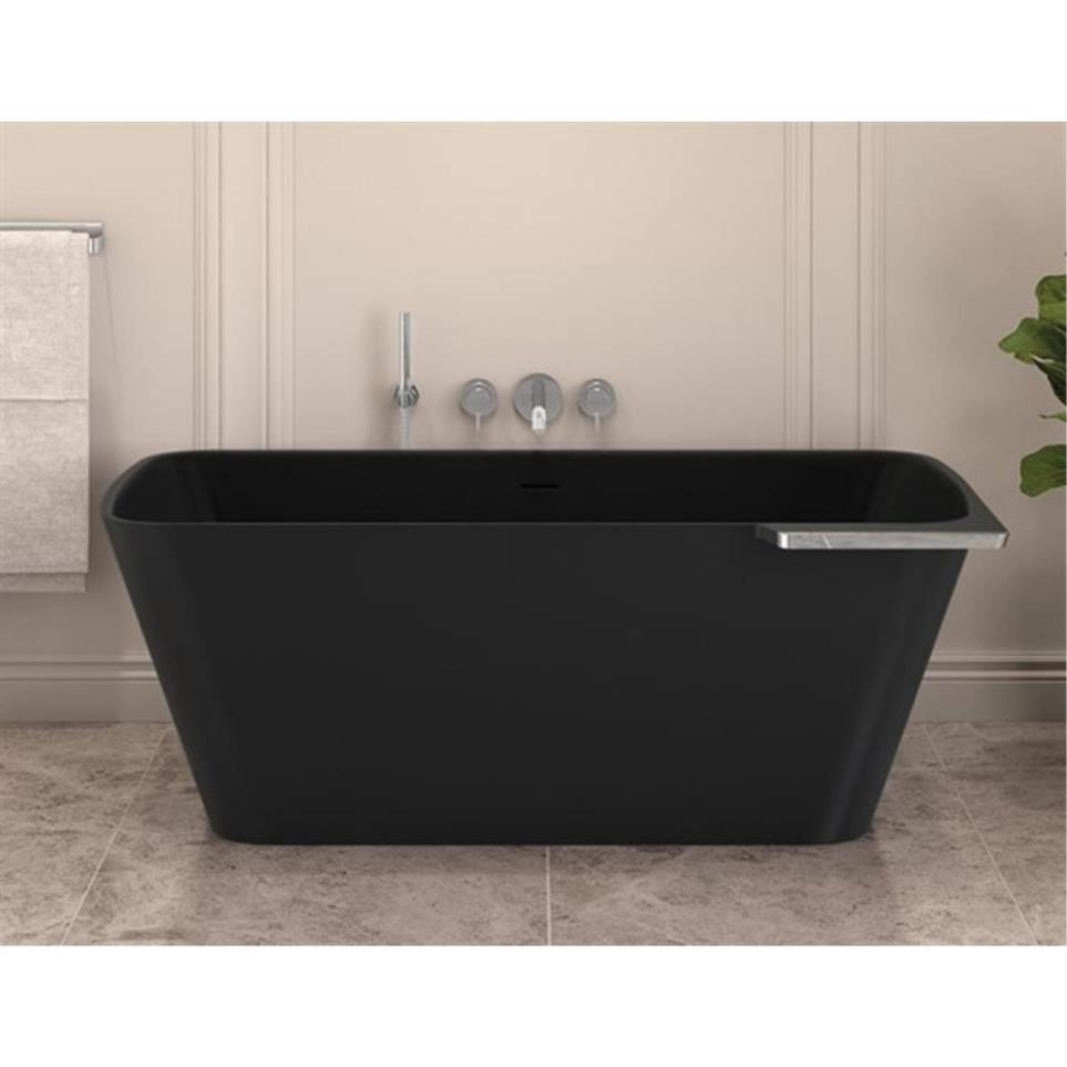 Soaking Tubs Matte Black/Chrome Black Bathtubs