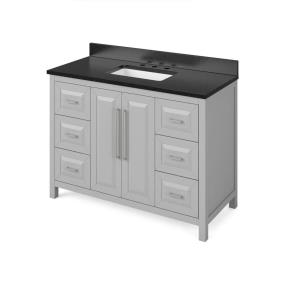 Base with Sink Top Grey Grey / Black Vanities