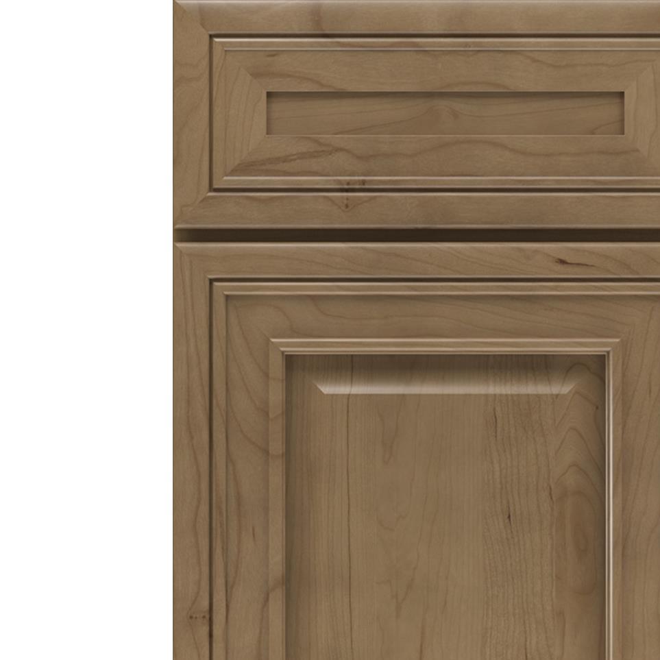 5 Piece Buckskin Medium Finish 5 Piece Cabinets