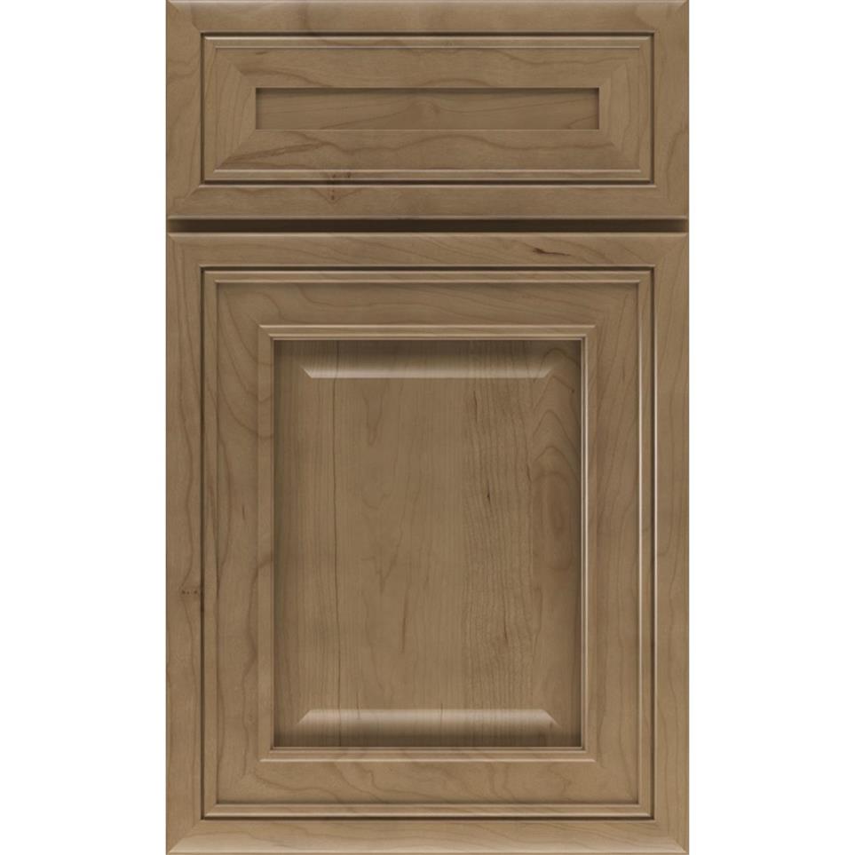 5 Piece Buckskin Medium Finish 5 Piece Cabinets