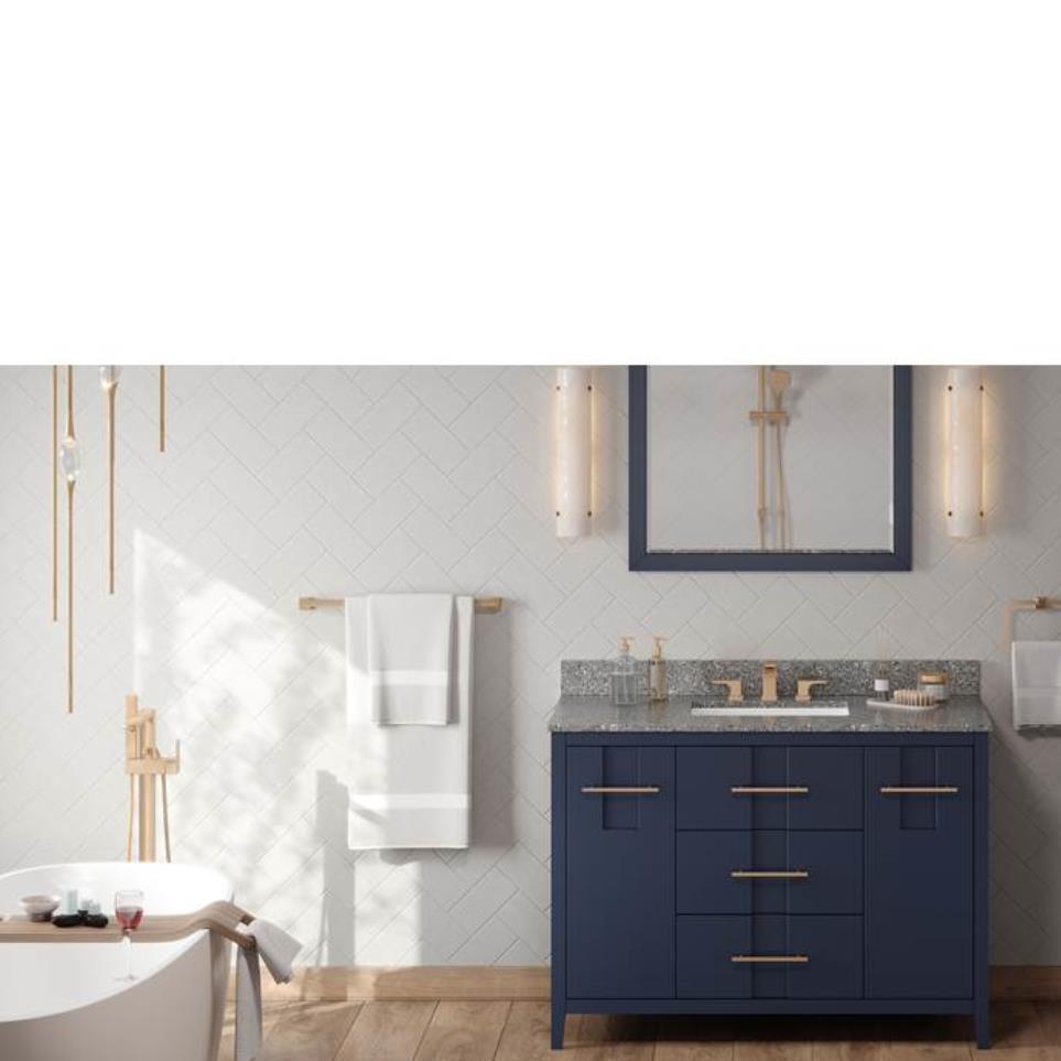 Base with Sink Top Hale Blue Blue / Purple Vanities