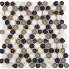 Mosaic Wsg 18-Cr-Pen-02 Beige/Tan Tile