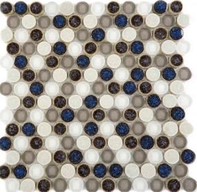 Mosaic Wsg 18-Cr-Pen-02 Beige/Tan Tile