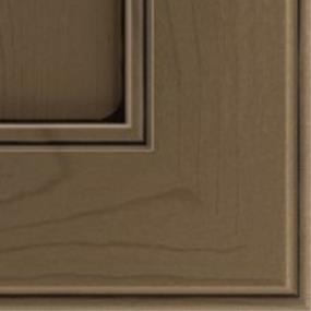 Square Cortado Black Glaze Glaze - Stain Square Cabinets