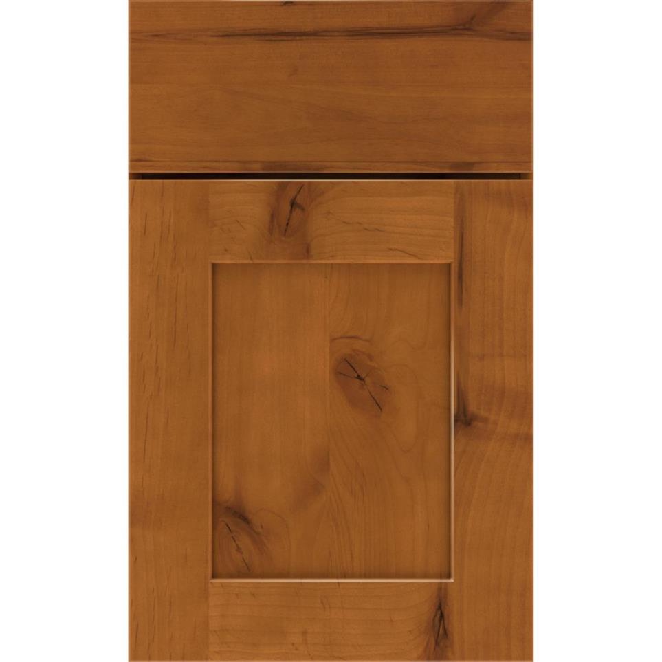 Square Cattail Medium Finish Square Cabinets