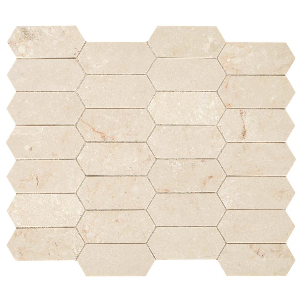 Mosaic Latte Honed Beige/Tan Tile