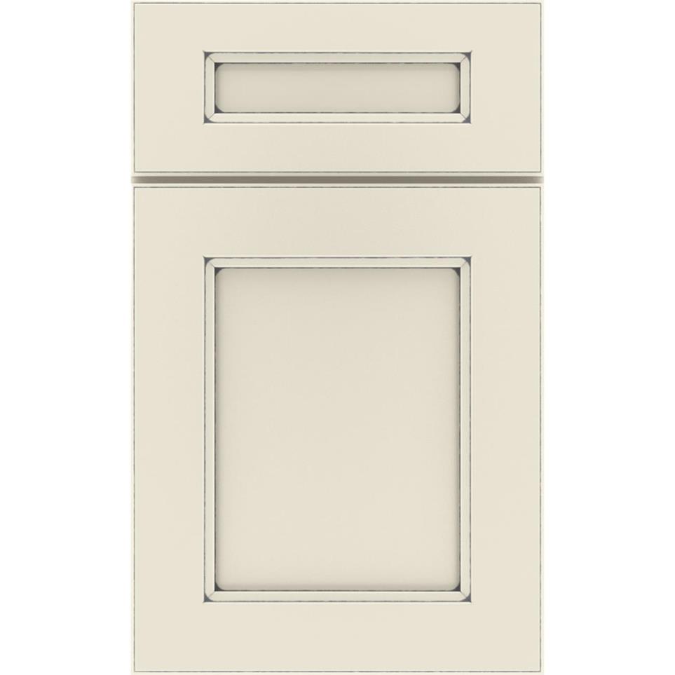 5 Piece Coconut Grey Stone Glaze - Paint 5 Piece Cabinets