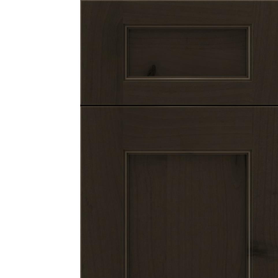 5 Piece Thunder Dark Finish 5 Piece Cabinets