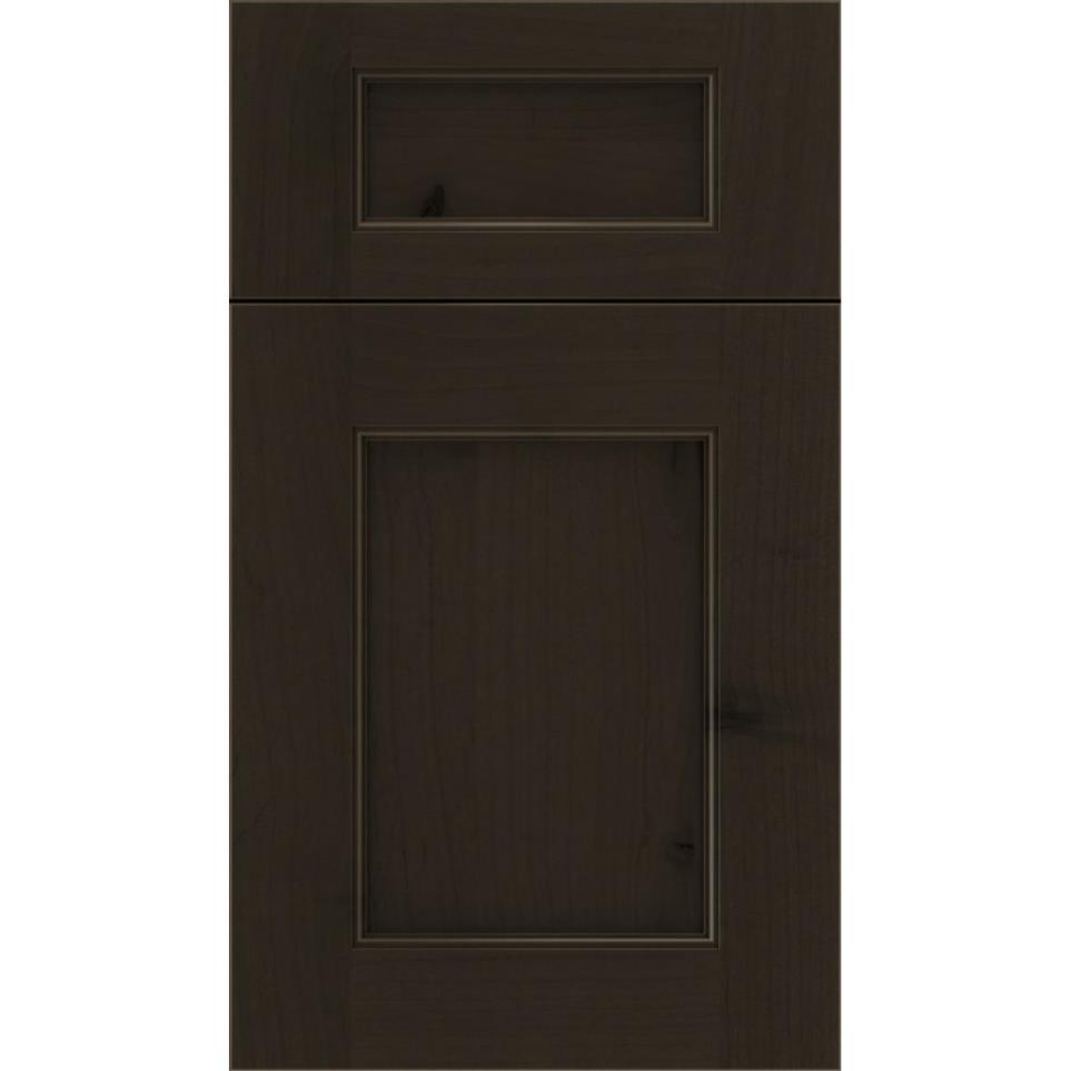 5 Piece Thunder Dark Finish 5 Piece Cabinets