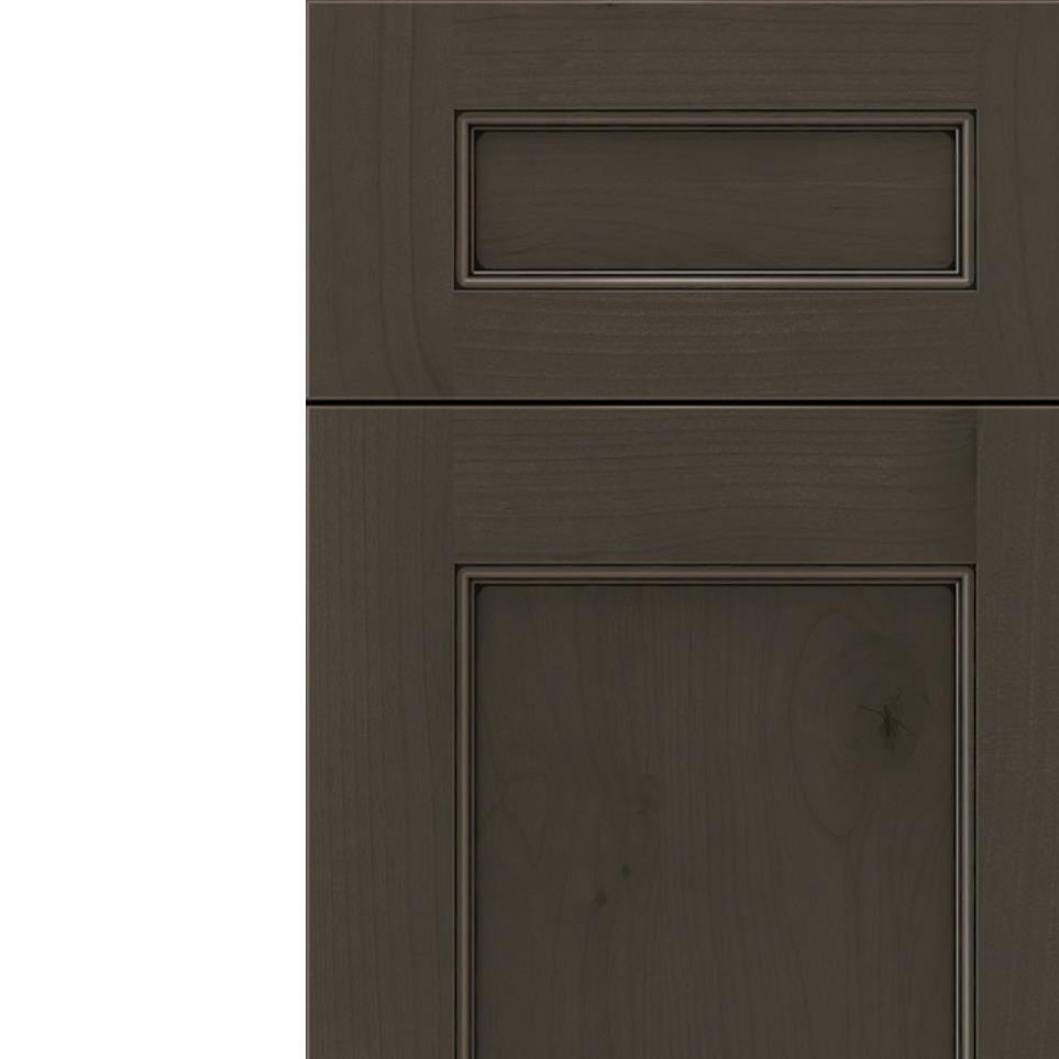 Square Thunder Black Glaze Glaze - Stain Square Cabinets