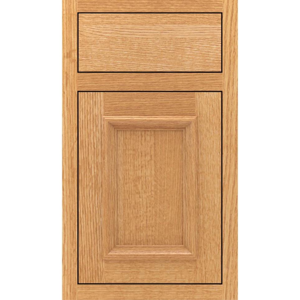 Square Natural Light Finish Square Cabinets