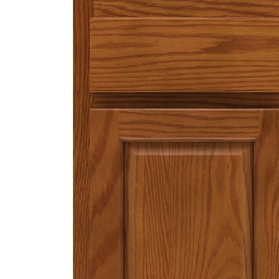 Square Cattail Medium Finish Square Cabinets