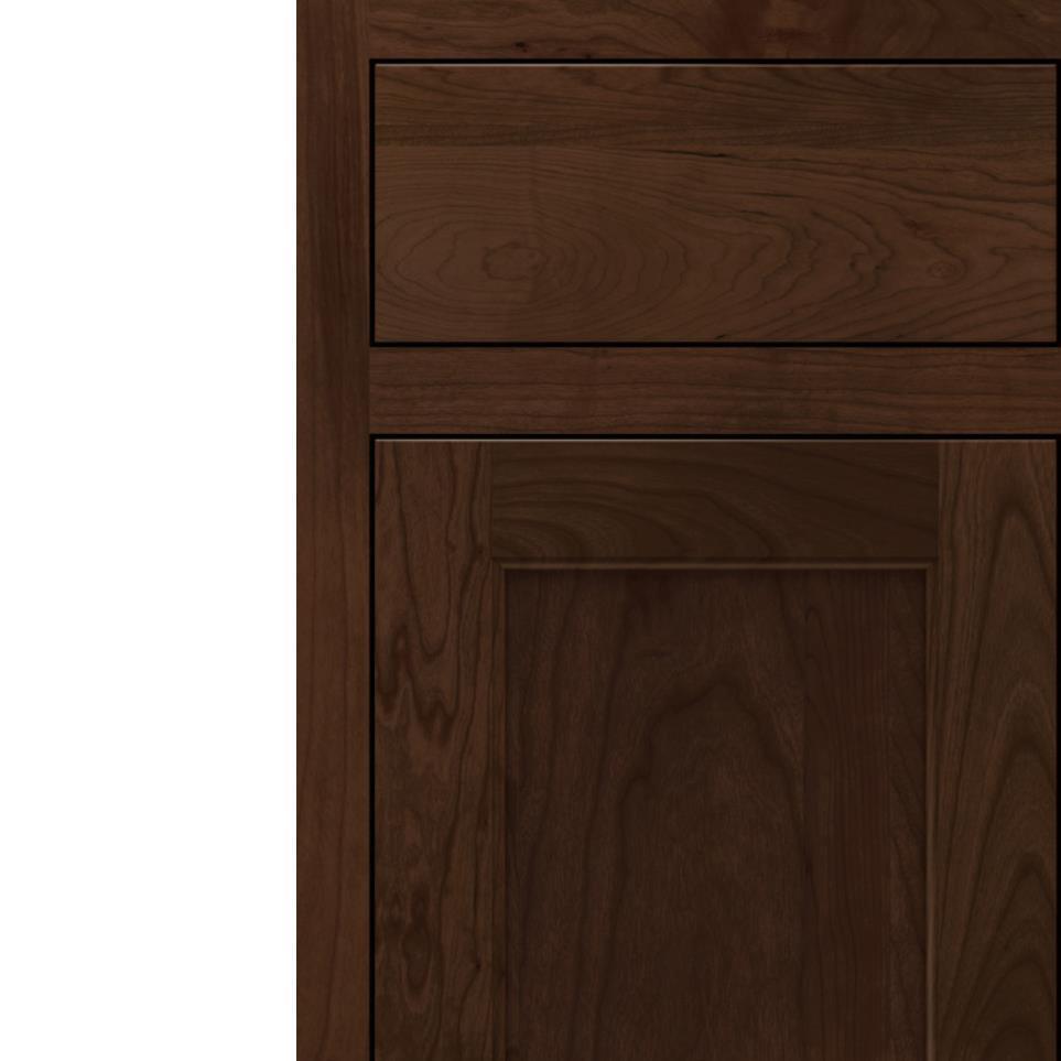 Square Bombay Dark Finish Square Cabinets