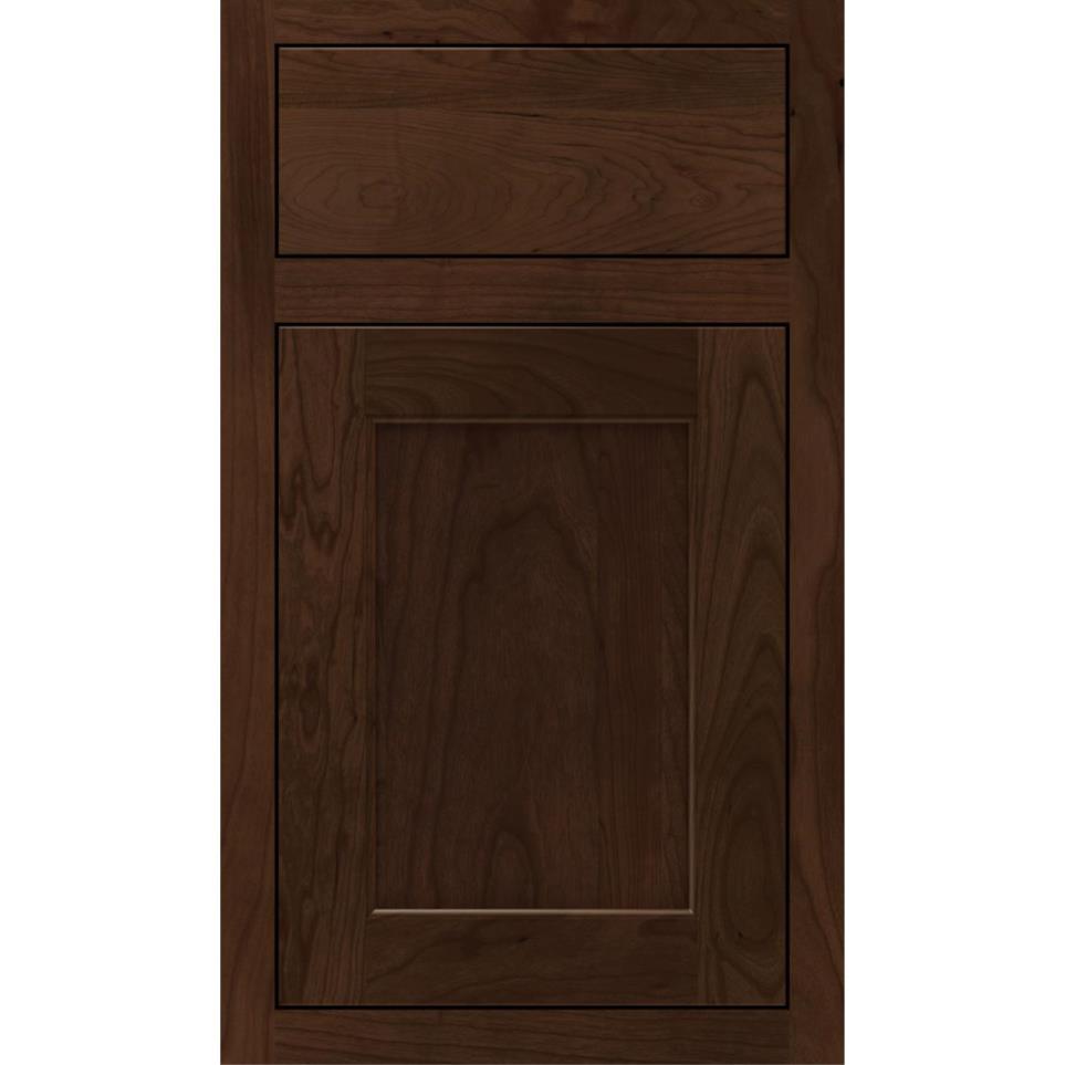 Square Bombay Dark Finish Square Cabinets