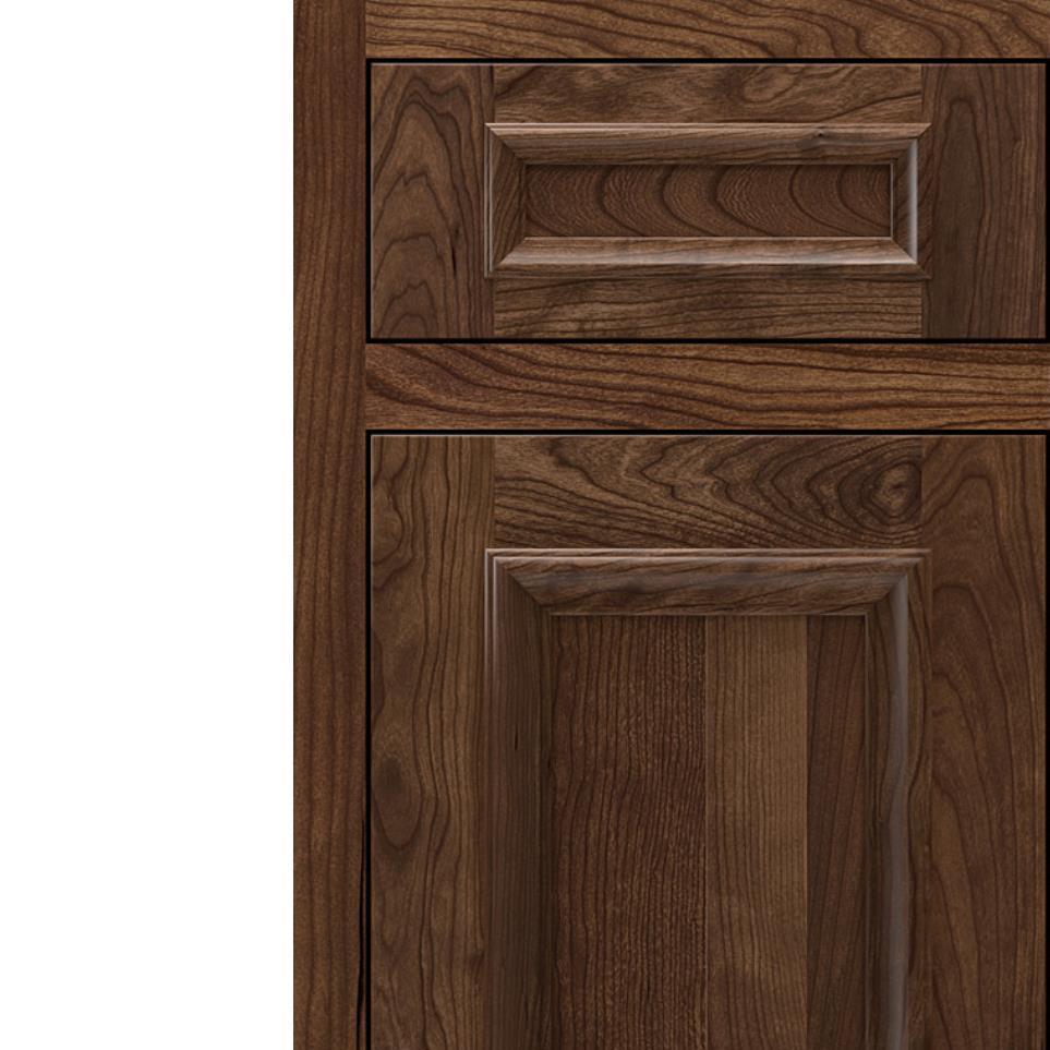 Inset Mustang Medium Finish Inset Cabinets