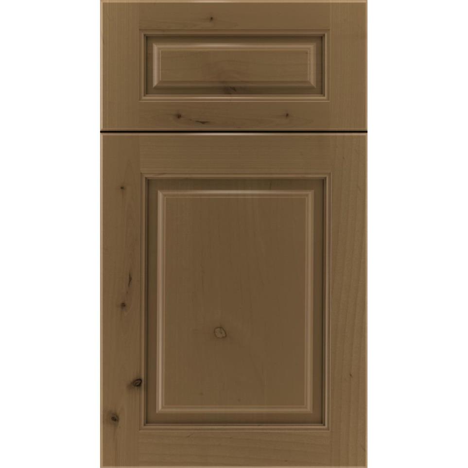 Square Frappe Medium Finish Square Cabinets