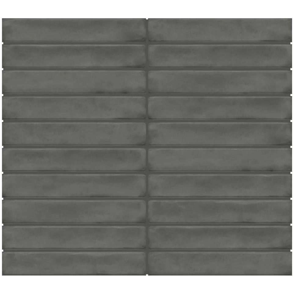 Mosaic Drift Glossy Gray Tile
